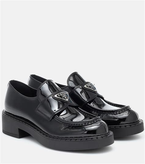 fake prada loafers|prada patent leather loafers women's.